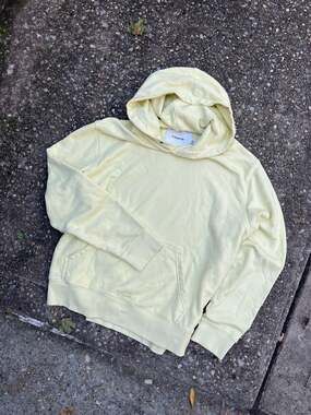 Coach Hoodie Size M Yellow Pear